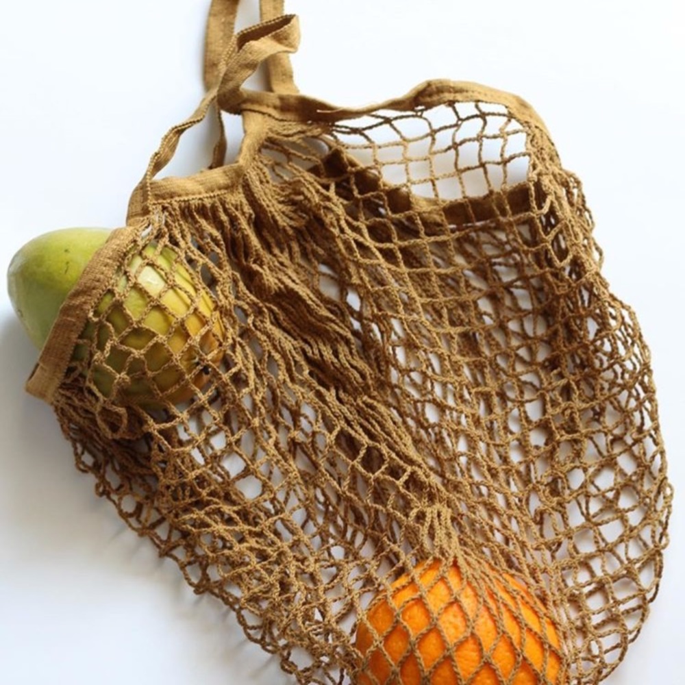 Net Bags in assorted colors.